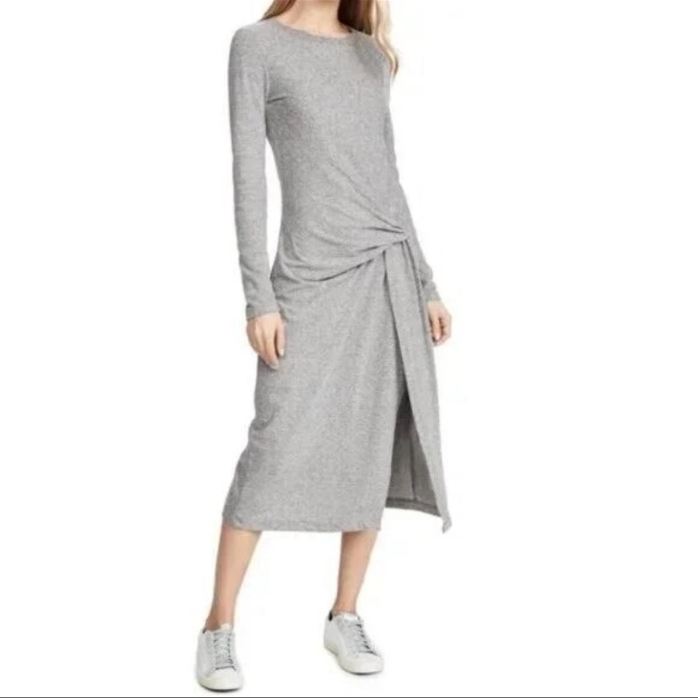 Current/Elliott Heather Gray Long Sleeve Dress Size‎ 2